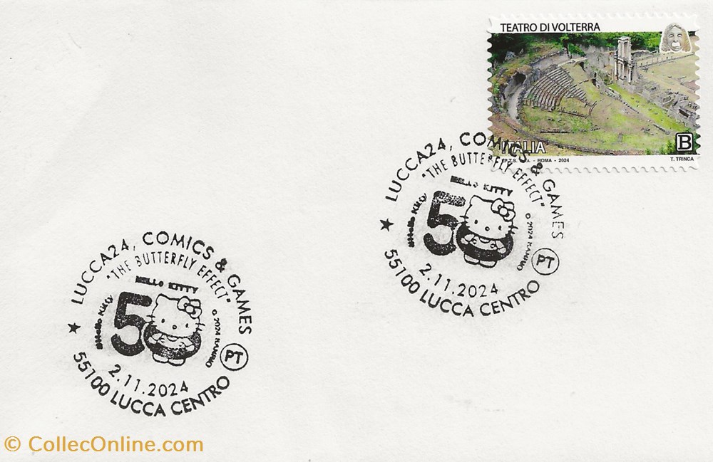 Lucca (Italie) 2024 Lucca comics & games 3 timbres lucca italie 2024 lucca comics games