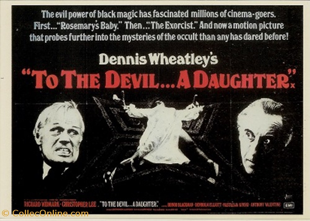 To the devil... a daughter cartes postales autres to the devil a daughter