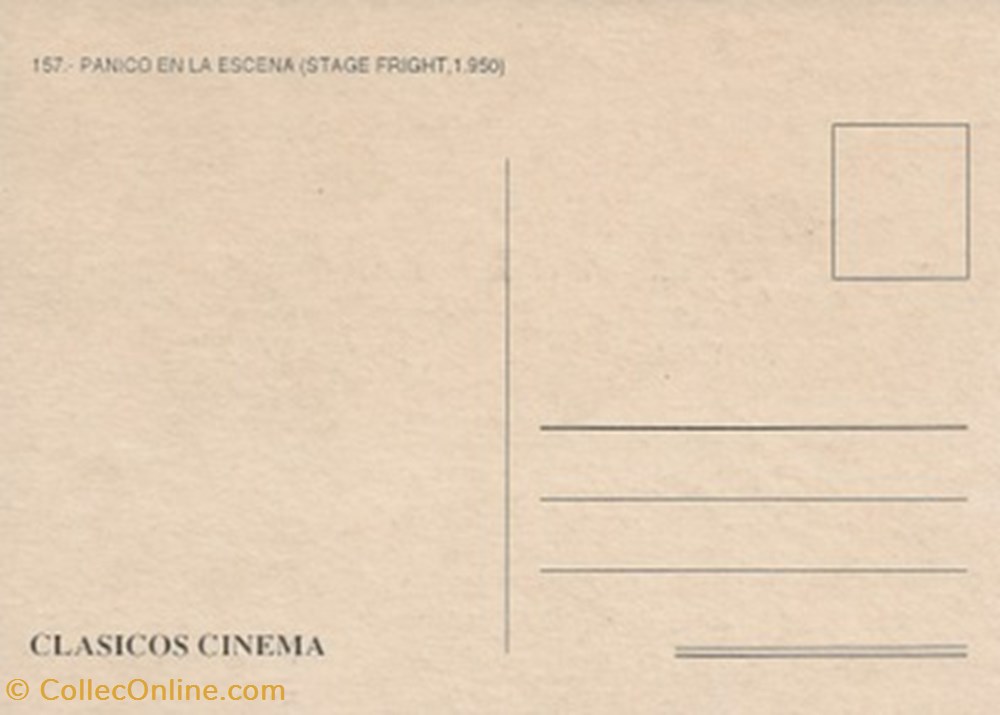 Stage fright cartes postales autres stage fright