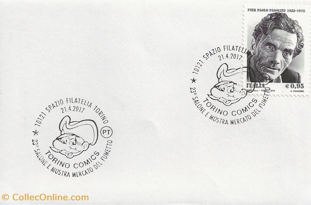 Torino (Italie) 2017 23° Salone e mostra mercato del fumetto - Torino comics timbres torino italie 2017 23 salone e mostra mercato del fumetto torino comics