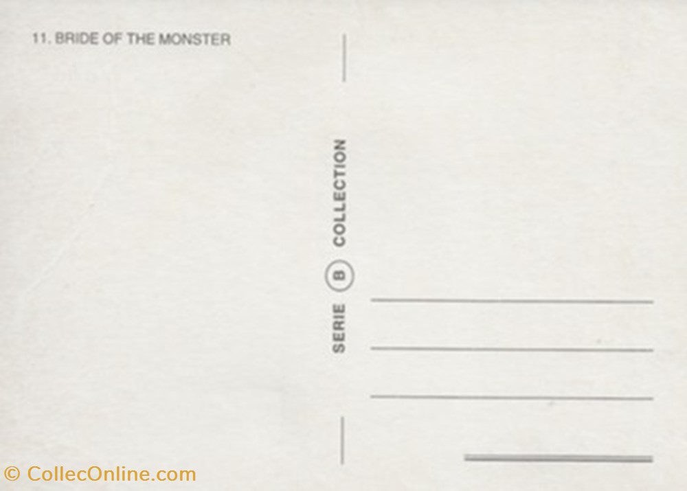 Bride of the monster cartes postales autres bride of the monster