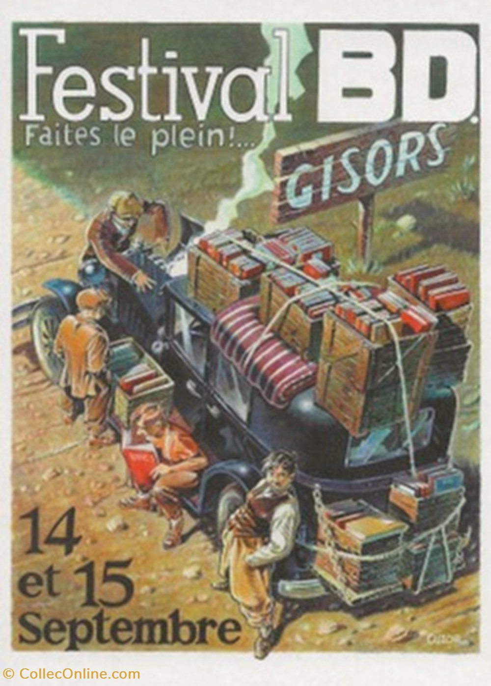 Gisors (27) 2002 cartes postales bande dessinee gisors 27 2002
