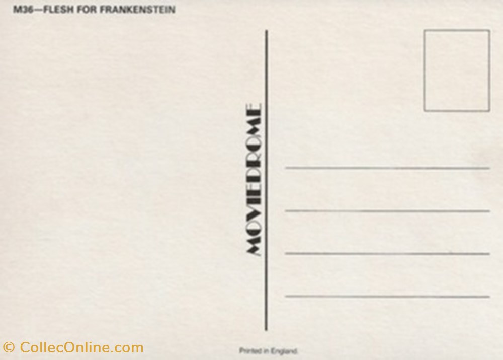 cartes postales autres flesh for frankenstein