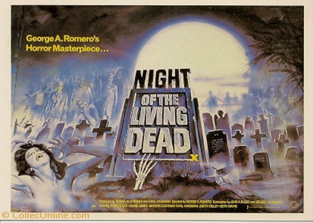 Night of the living dead cartes postales autres night of the living dead