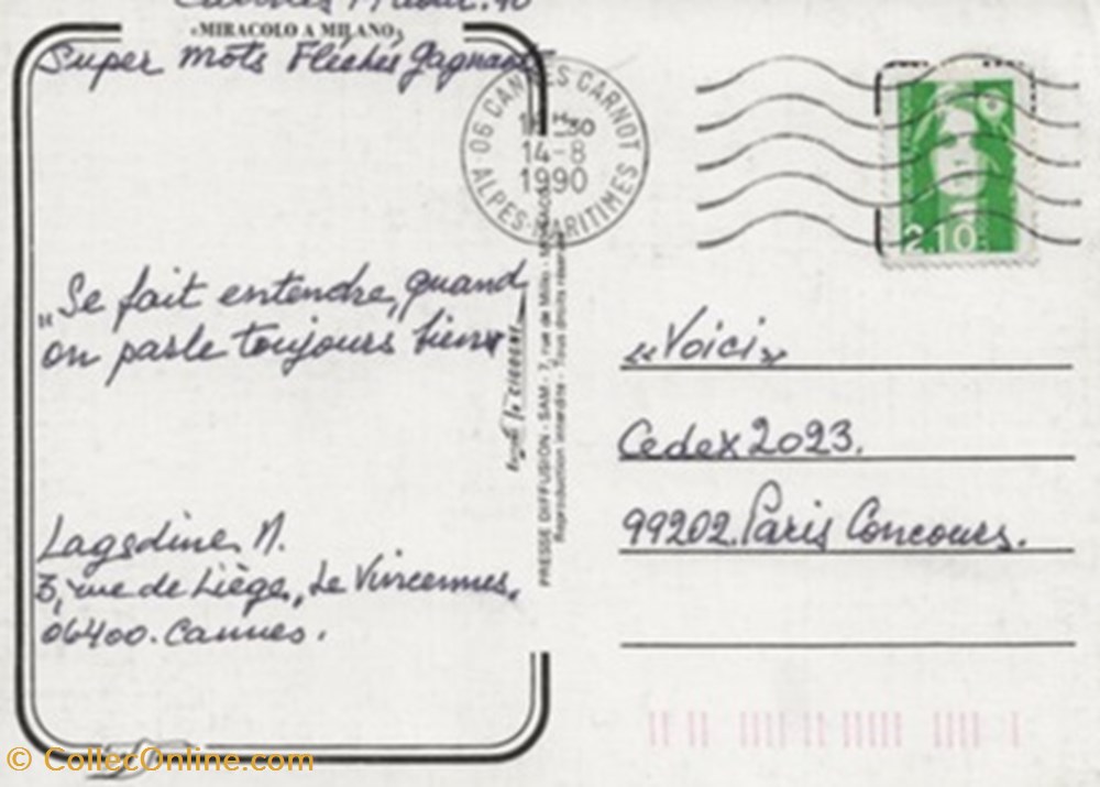 Miracolo a Milano cartes postales autres miracolo a milano