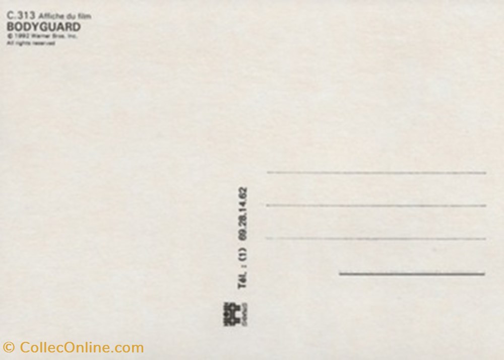 Bodyguard cartes postales autres bodyguard