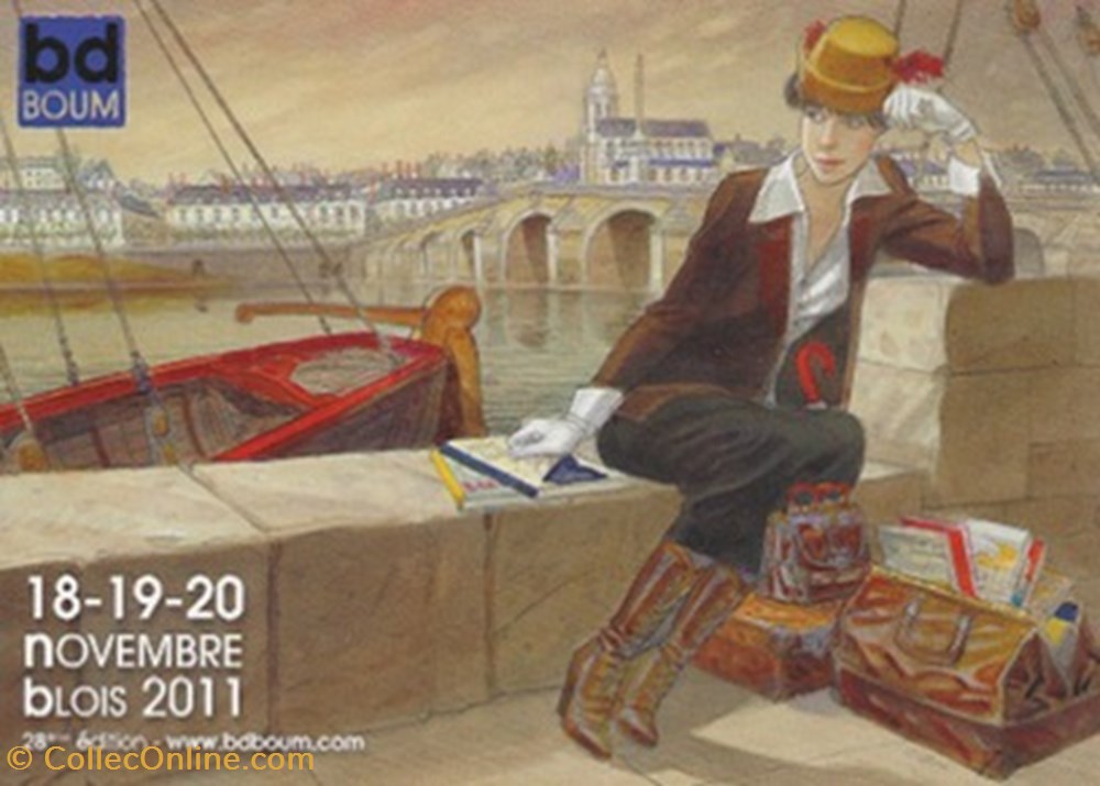 cartes postales bande dessinee blois 41 2011