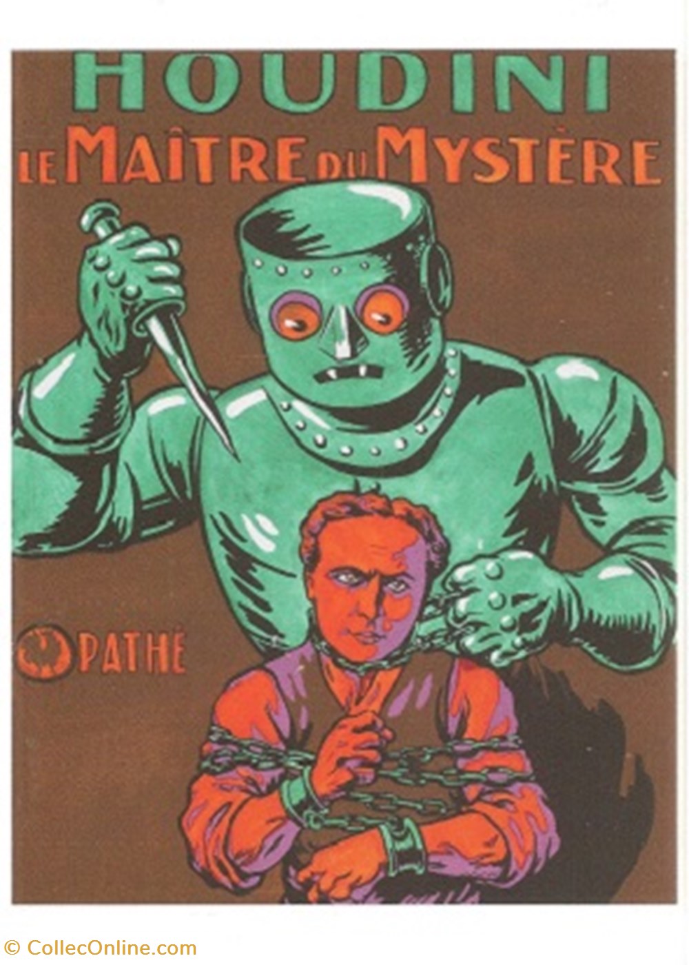 cartes postales autres houdini le maitre du mystere