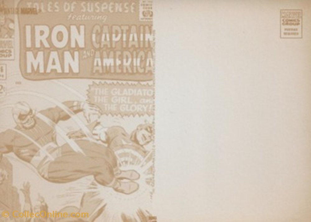 cartes postales bande dessinee marvel