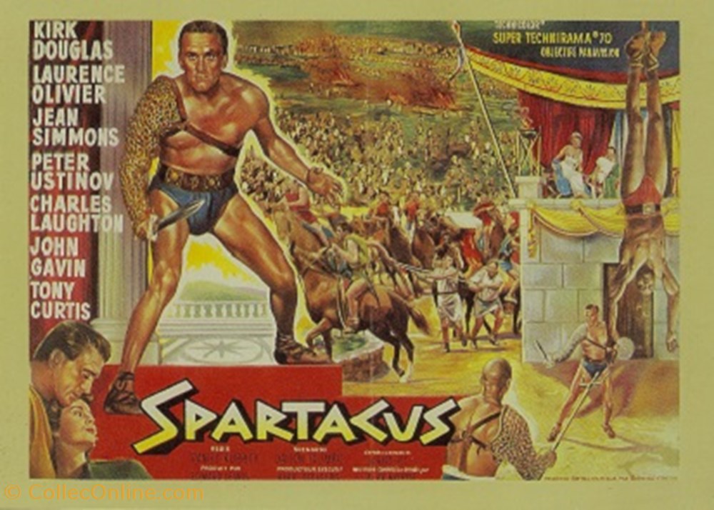 cartes postales autres spartacus