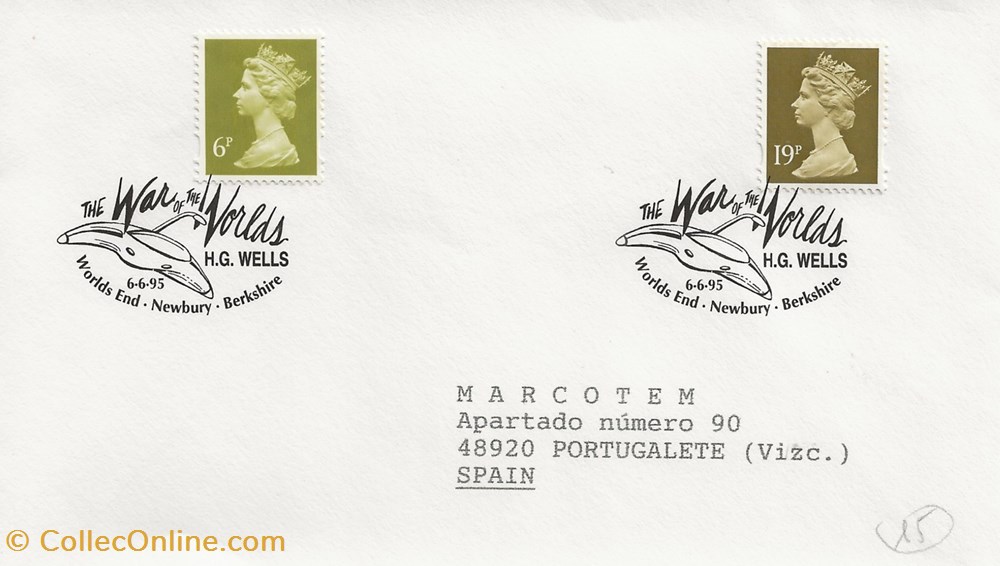 Newbury (Grande Bretagne) 1995 The war of the worlds timbres newbury grande bretagne 1995 the war of the worlds