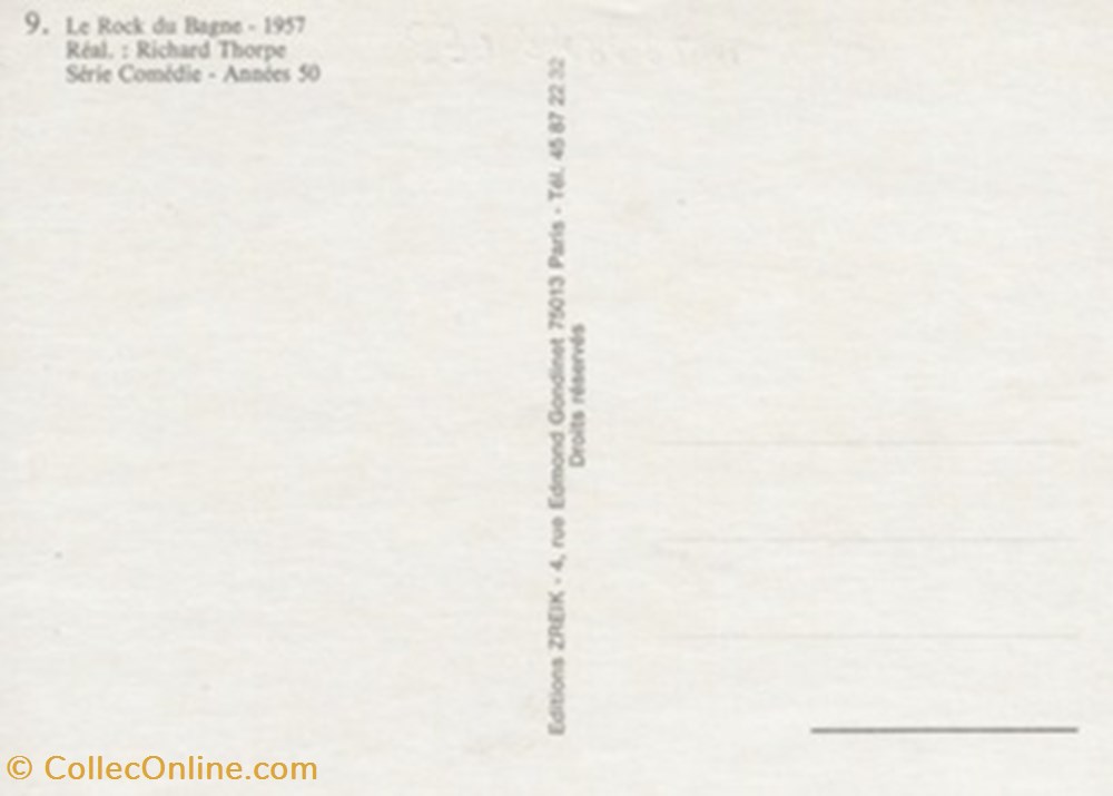 cartes postales autres jailhouse rock