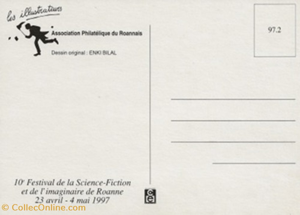 Enki Bilal cartes postales bande dessinee enki bilal