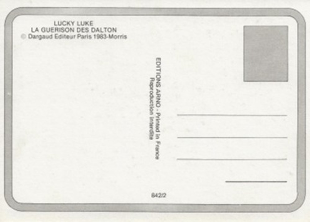 Lucky Luke cartes postales bande dessinee lucky luke