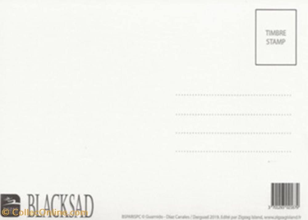 Blacksad cartes postales bande dessinee blacksad
