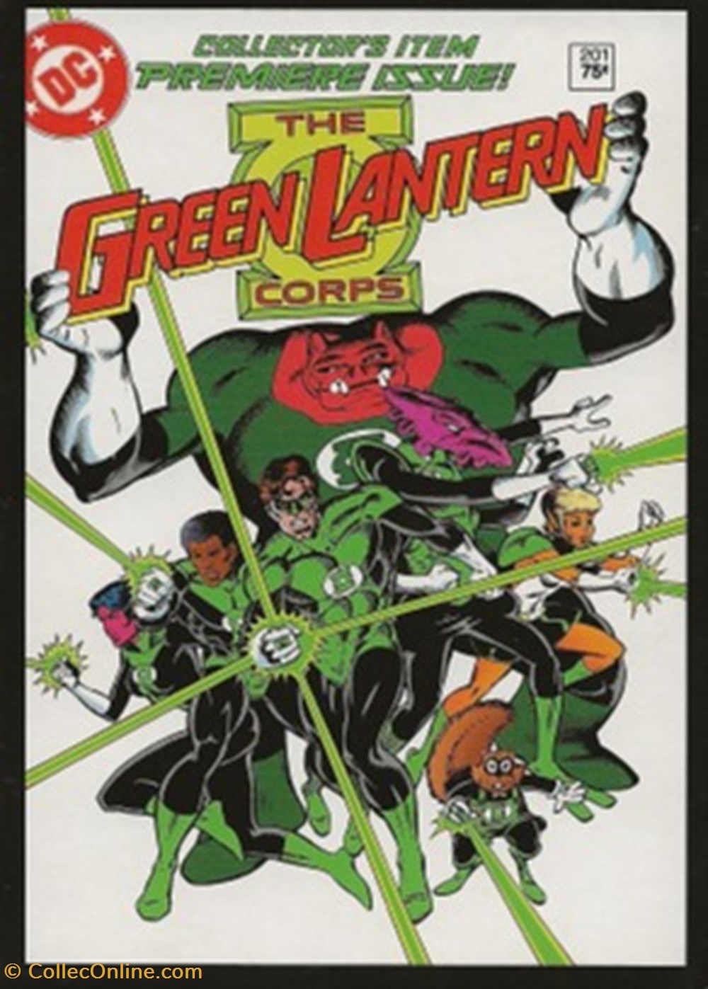 DC Comics cartes postales bande dessinee dc comics