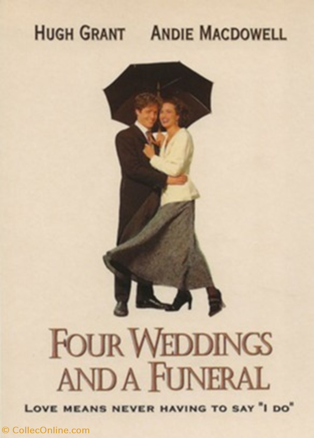cartes postales autres four weddings and a funeral