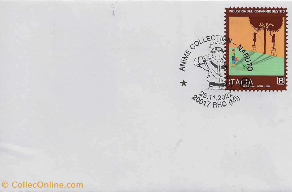 Rho (italie) 2022 Anime collection - Naruto timbres rho italie 2022 anime collection naruto
