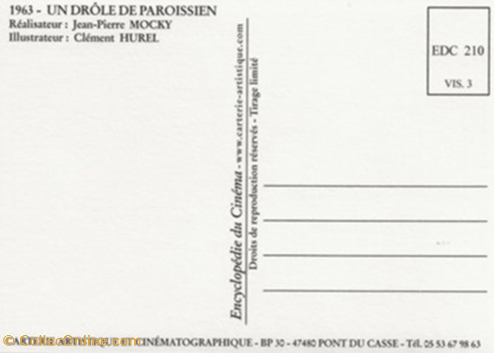 Un drôle de paroissien cartes postales autres un drole de paroissien