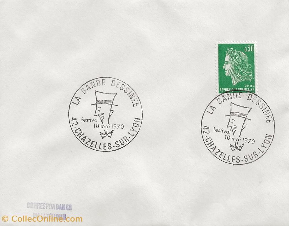 timbres chazelles sur lyon 42 1970 la bande dessinee festival