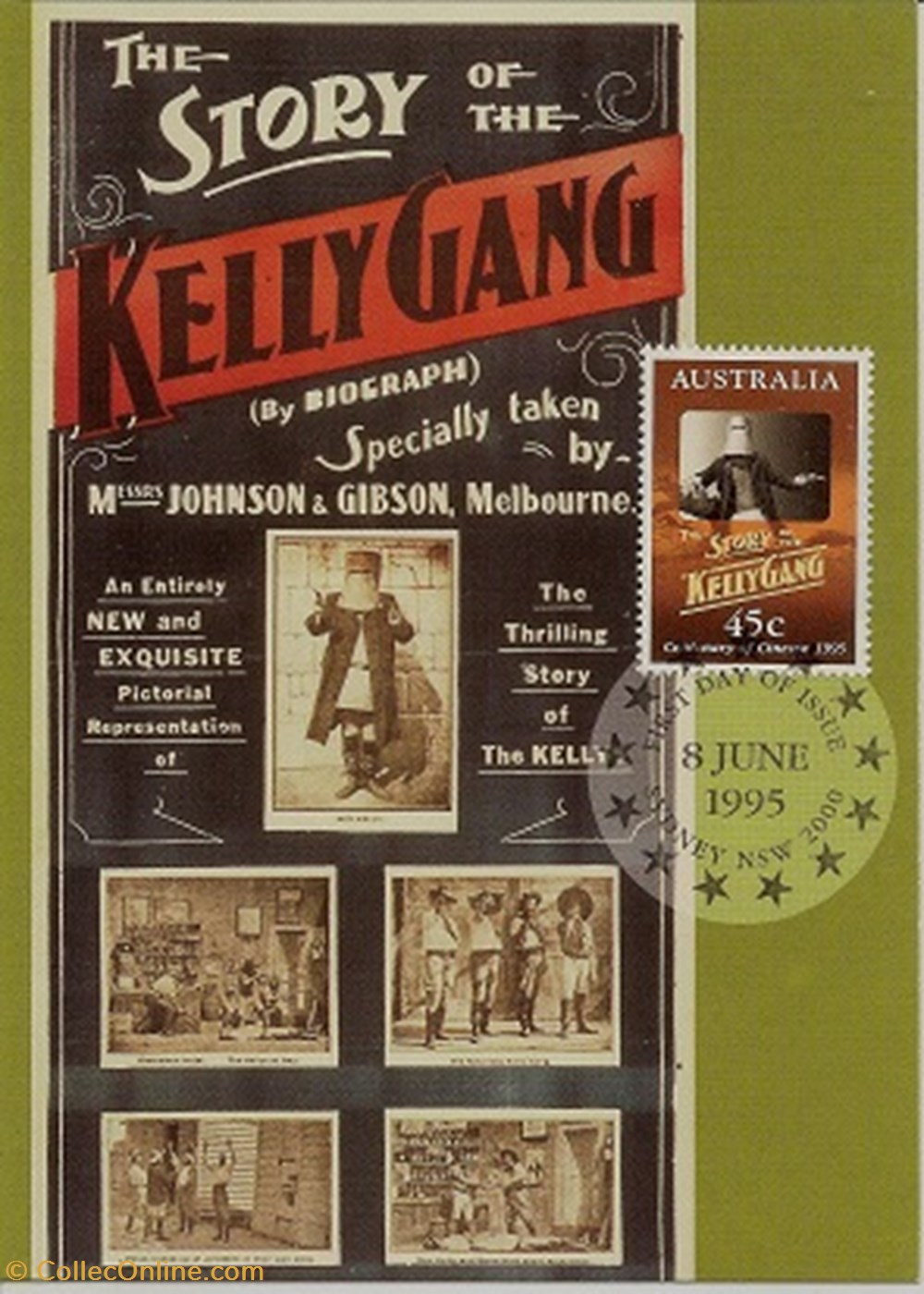 cartes postales autres the story of the kelly gang