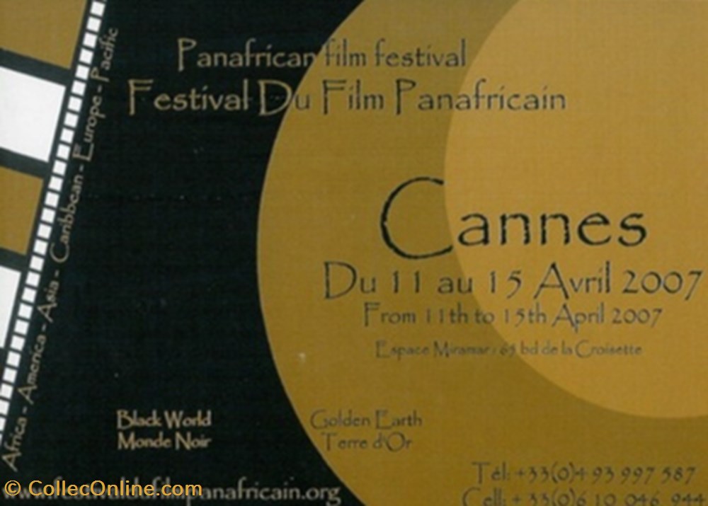 Cannes Festival du film panafricain 2007 cartes postales autres cannes festival du film panafricain 2007