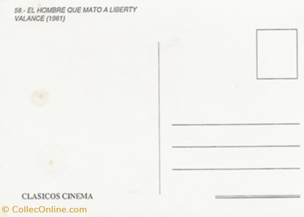 cartes postales autres l homme qui tua liberty valance