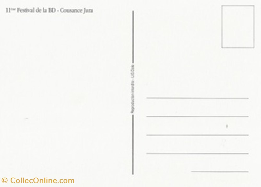 cartes postales bande dessinee cousance 39 2000