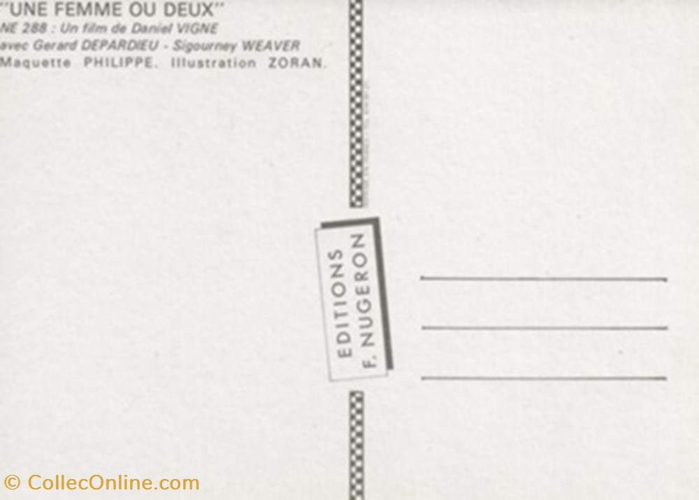 cartes postales autres une femme ou deux
