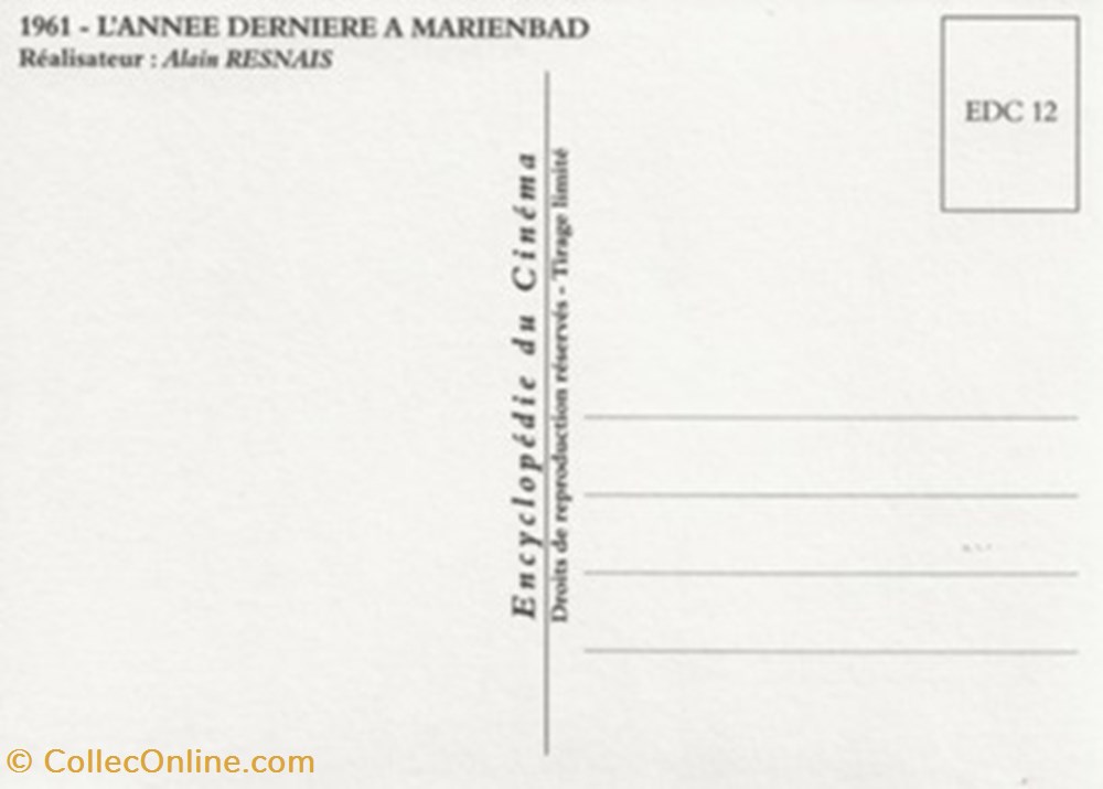 L'année dernière à Marienbad cartes postales autres l annee derniere a marienbad