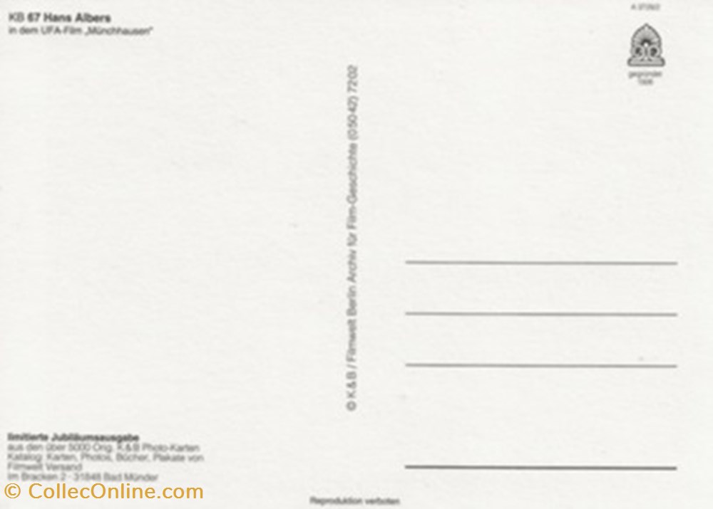 Munchhausen 4 cartes postales autres munchhausen