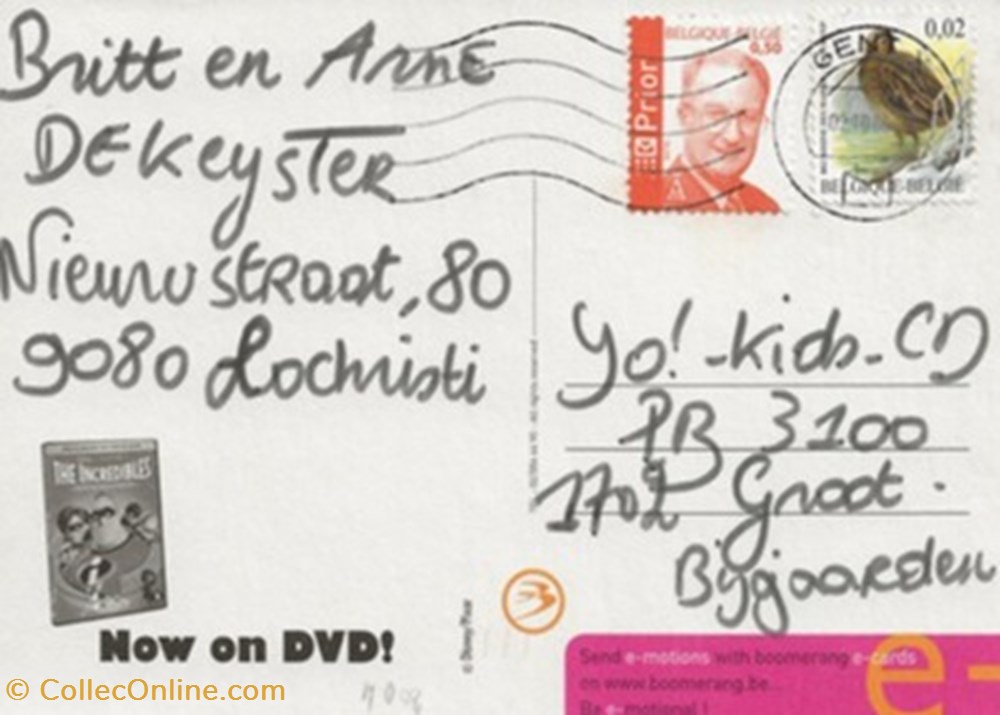 The incredibles cartes postales autres the incredibles