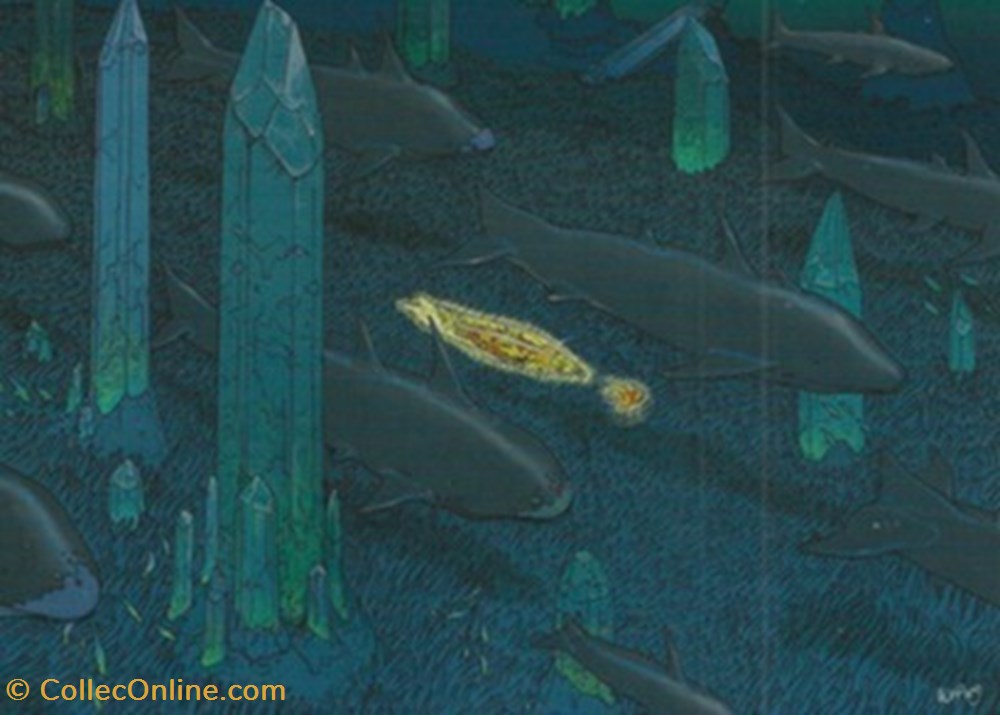 Moebius cartes postales bande dessinee moebius