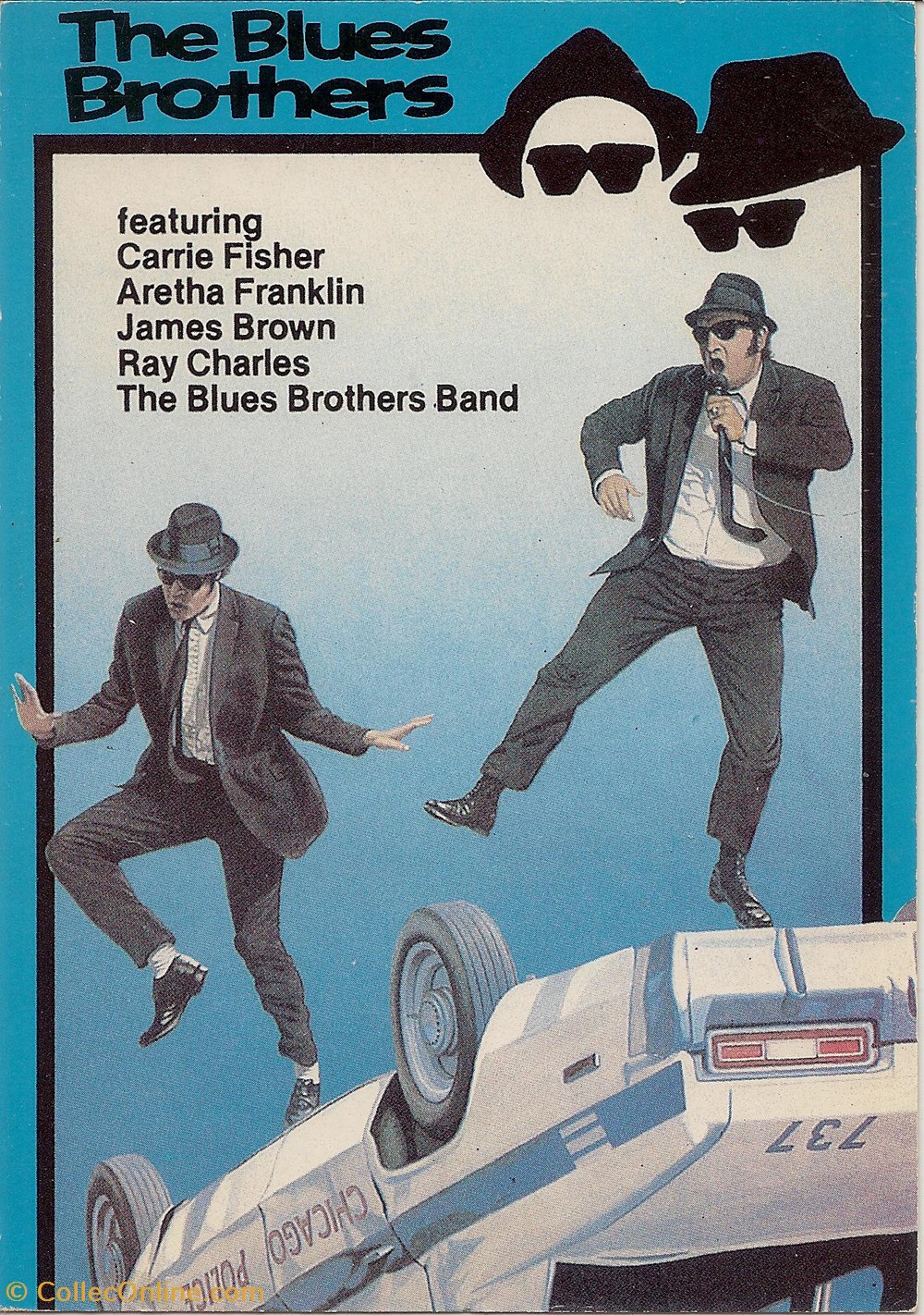 cartes postales autres the blues brothers