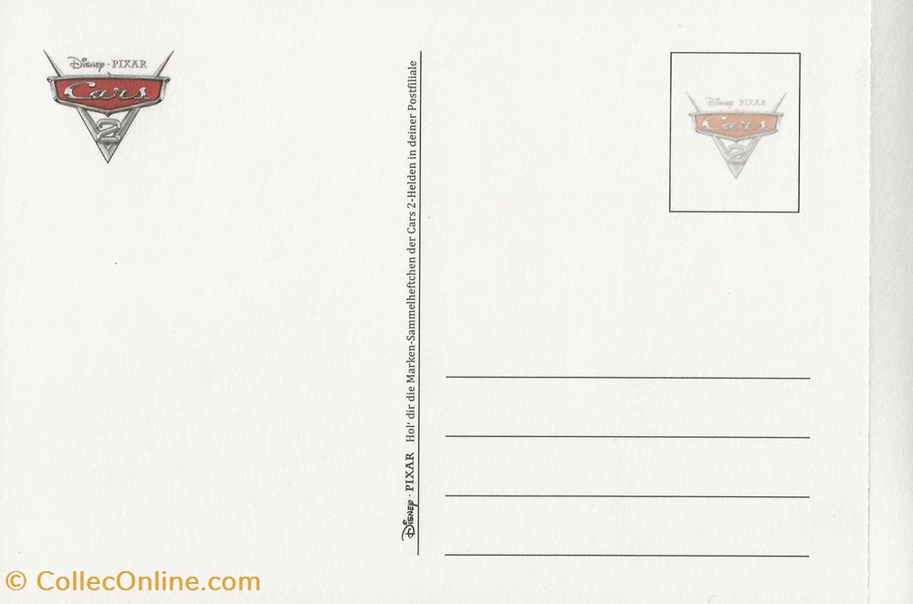 ZZZ Carnet (Autriche) 2011 Cars 2 4 timbres zzz carnet autriche 2011 cars 2