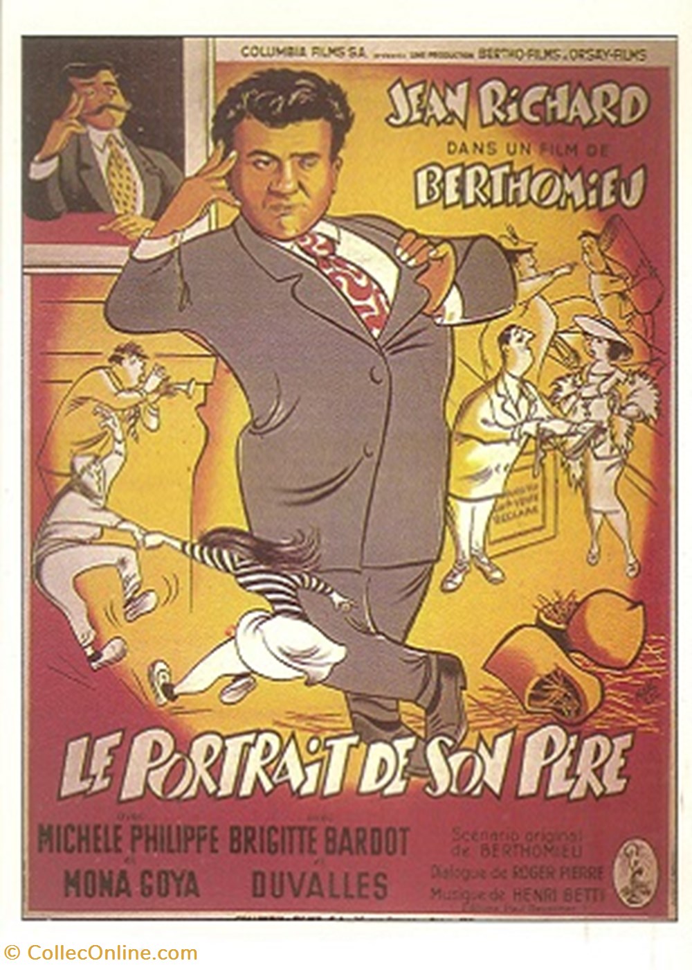 cartes postales autres le portrait de son pere