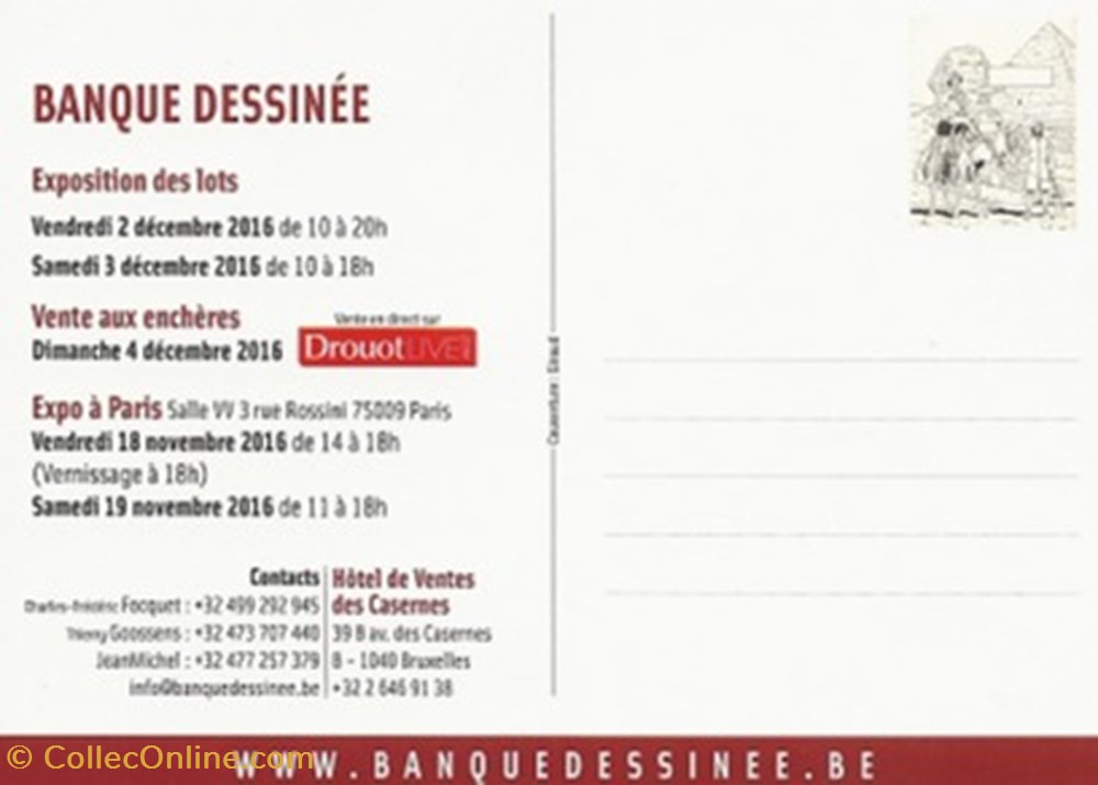 Banque Dessinée 46 161204 cartes postales bande banque dessinee 46 161204