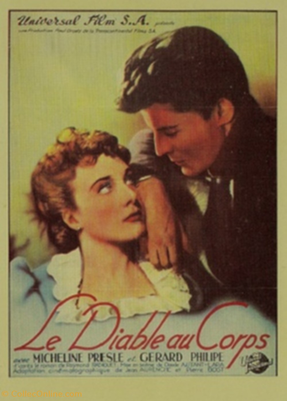 Le diable au corps cartes postales autres le diable au corps