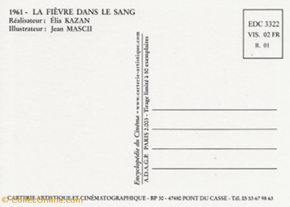 La fièvre dans le sang cartes postales autres la fievre dans le sang