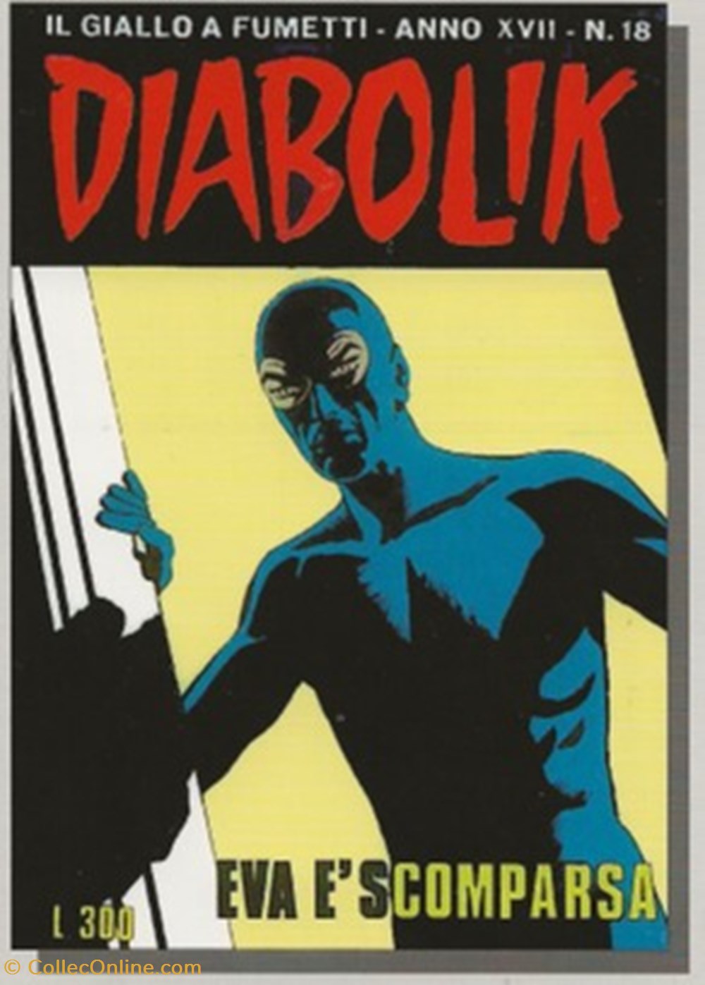 cartes postales bande dessinee diabolik anno 17 18