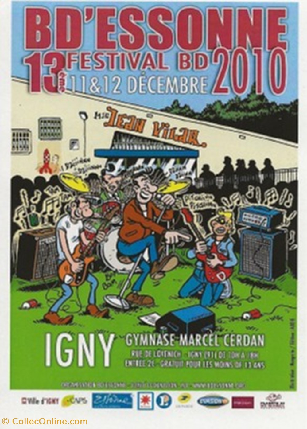 Igny (91) 2010 cartes postales bande dessinee igny 91 2010