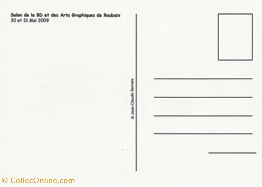 Roubaix (59) 2009 cartes postales bande dessinee roubaix 59 2009