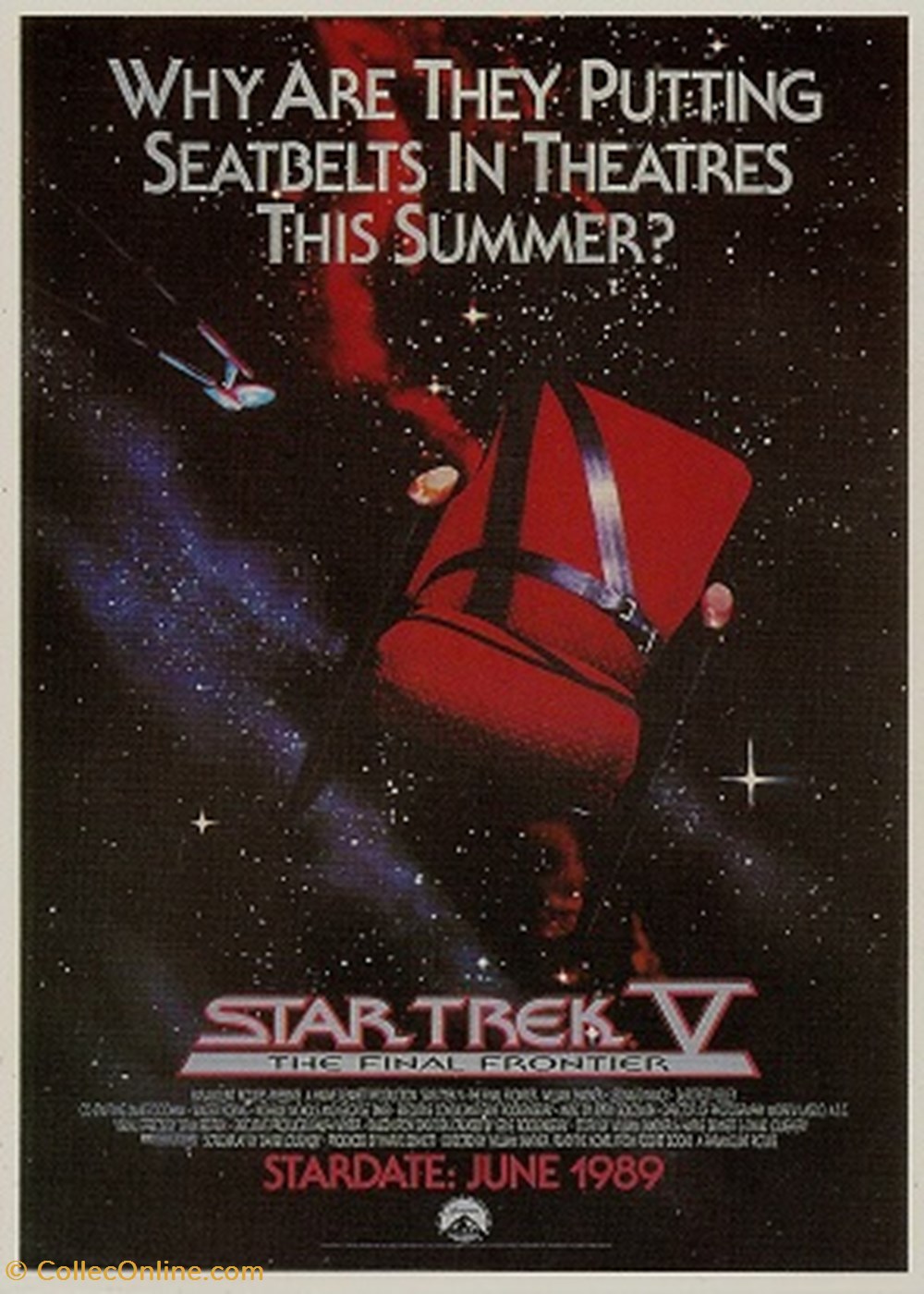 Star trek V : the final frontier cartes postales autres star trek v the final frontier