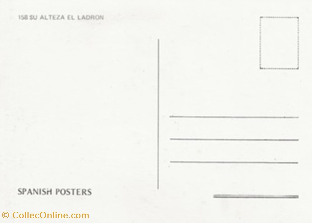 Su alteza el ladron cartes postales autres su alteza el ladron