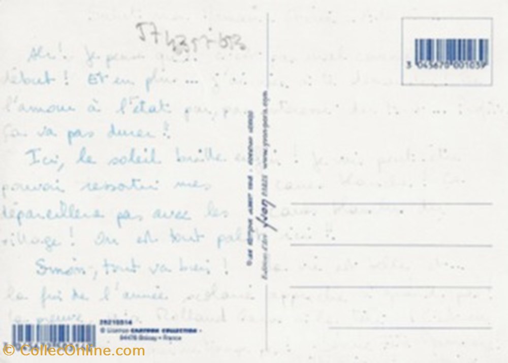 Astérix cartes postales bande dessinee asterix
