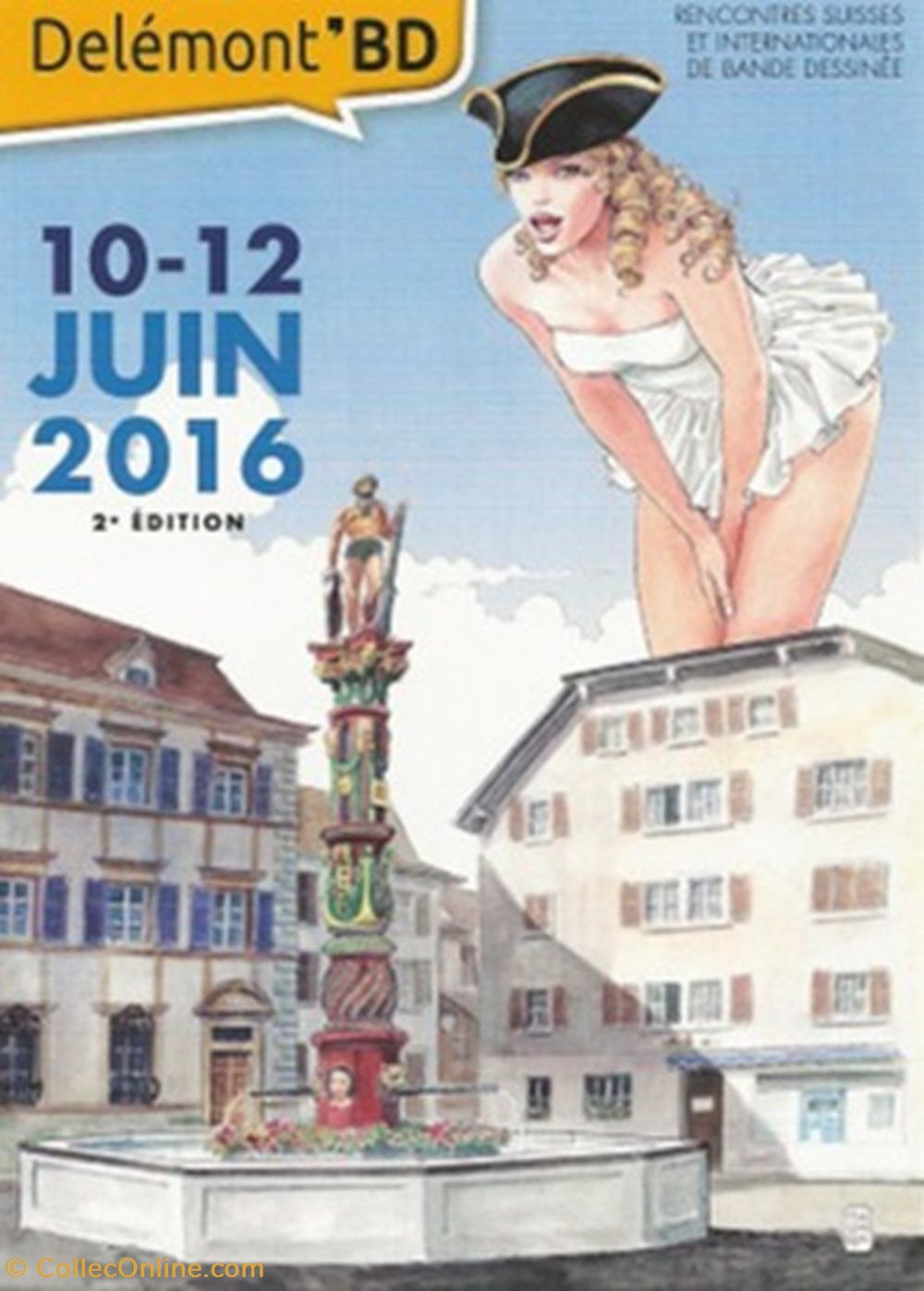 Délémont (Suisse) 2016 cartes postales bande dessinee delemont suisse 2016