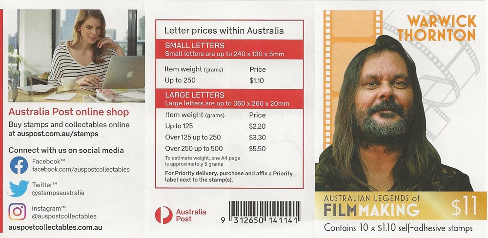ZZZ Carnet (Australie) 2022 Warwick Thornton timbres zzz carnet australie 2022 warwick thornton
