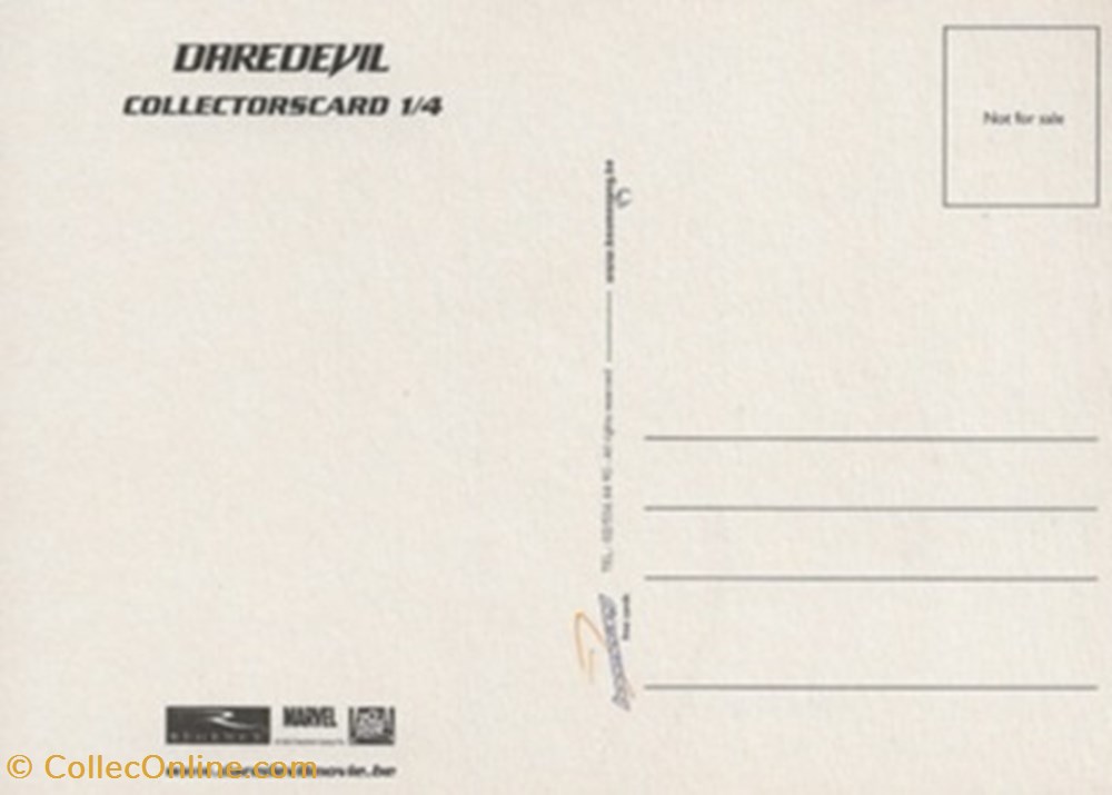 cartes postales autres daredevil