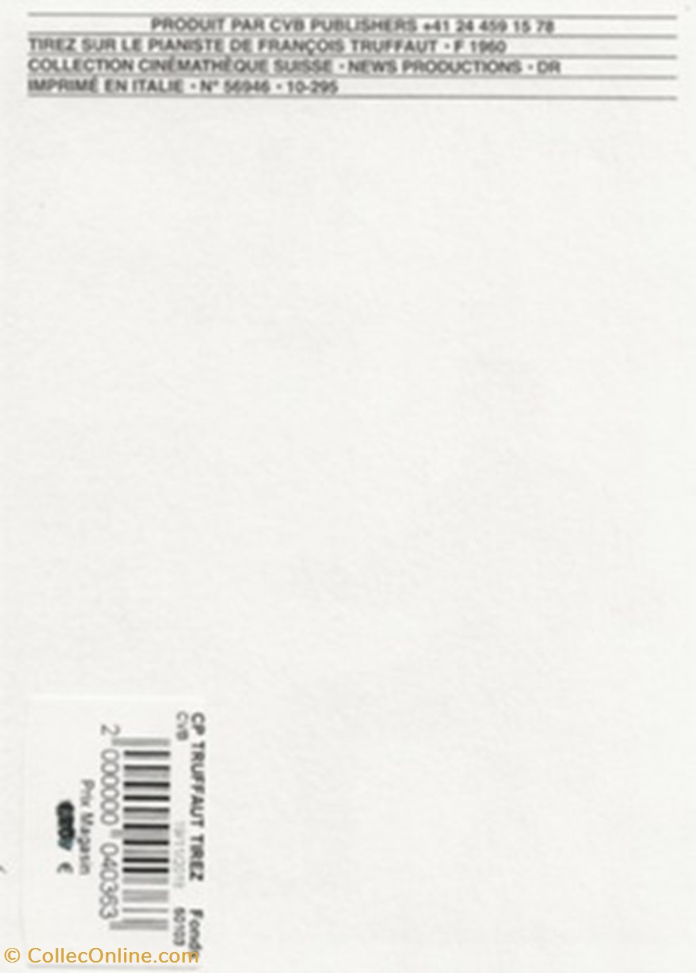 cartes postales autres tirez sur le pianiste