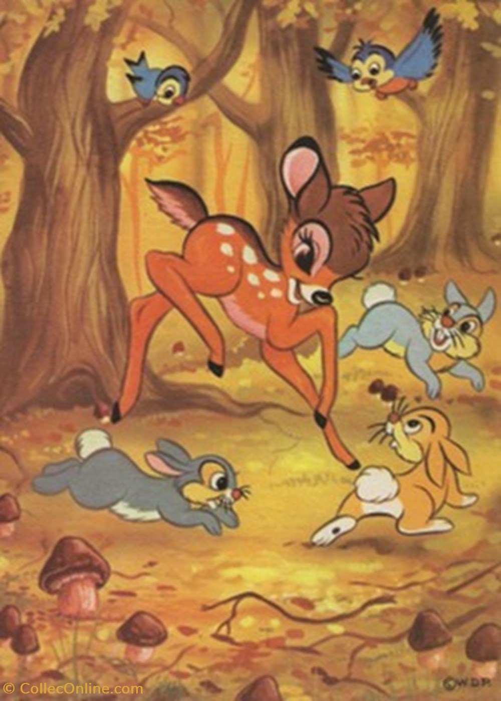 Bambi 3 cartes postales autres bambi